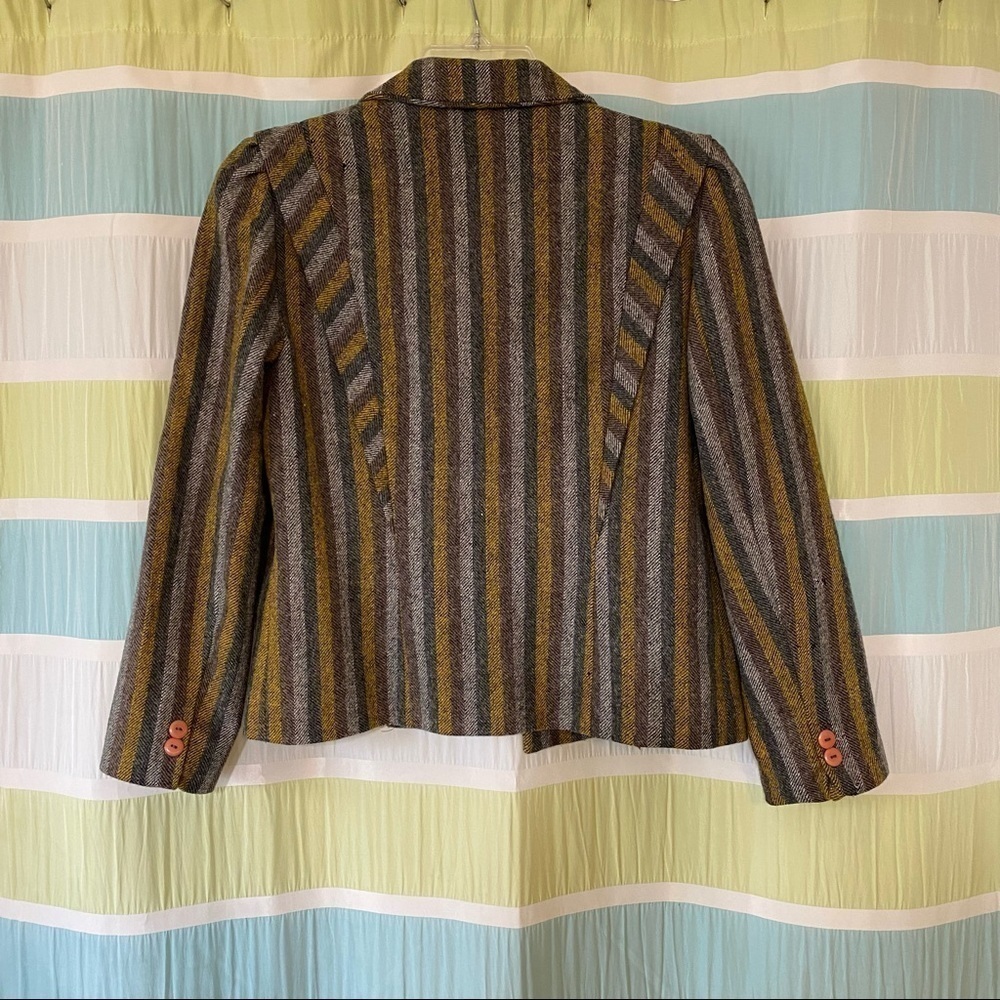 Shukmei Jacket Striped Sz Small - Picture 9 of 12